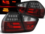 Paire de feux arriere BMW serie 3 E90 berline 03/2005 a 08/2008 LED BAR rouge, blanc et noir