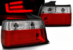 Paire de feux arriere BMW serie 3 E36 berline de 12/1990 a 08/1999 LED BAR rouge et blanc