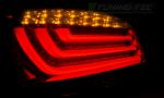 Paire de feux arriere BMW serie 5 E60 Berline de 2003 a 2007 LED BAR rouge blanc