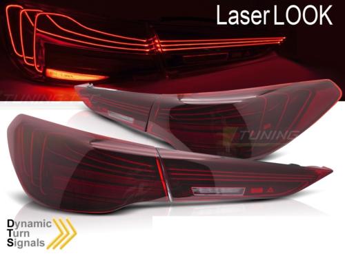 Paire feux arriere BMW Serie 4 G22/G23 20-24 FULL LED Dyn Look Laser Rouge