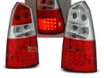 Paire de feux arriere Ford Focus MK1 98-04 LED rouge chrome