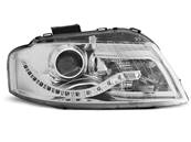 Paire de feux phares Audi A3 8P de 2003 a 2008 Daylight led chrome