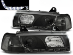 Paire Feux Phares BMW serie 3 E36 Coupe de 1990 a 1999 Daylight led noir