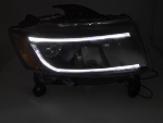 Paire de feux phares Jeep Grand Cherokee de 2014 a 2016 Tube Light Noir