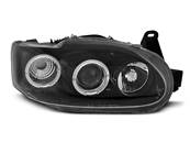 Paire de feux phares Ford Escort MK7 95-00 angel eyes noir