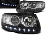 Paire de feux phares Hyundai Santa Fe 06-12 Daylight led noir