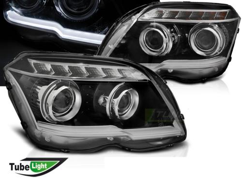 Paire de feux phares Mercedes GLK X204 08-12 LTI led noir