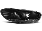 Paire de feux phares VW Scirocco 08-14 Daylight led noir