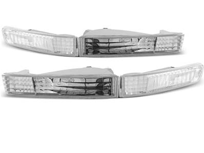 Paire Clignotant frontaux pour Honda Prelude 1992 a 1997 chrome