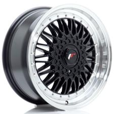Jante JR Wheels JR9 17x7,5 ET35 - 5x112/5x120 - Gloss black Machined lip