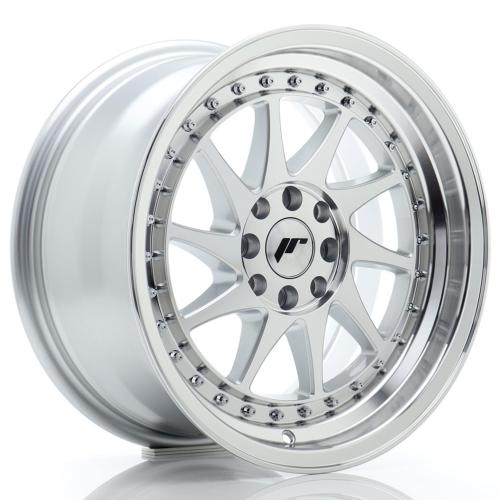 Jante JR Wheels JR26 16x8 ET25 - 4x100/4x108 - Silver machined