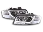 Paire de feux phares Led DRL Audi A4 type 8E/B6 de 2001 a 2004 chrome