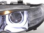 Paire de feux phares Angel Eyes BMW serie 3 E46 Break 02-05 chrome