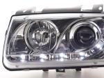 Paire de feux phares Daylight Led VW Polo 6N de 94/99 Chrome