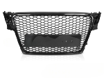 Calandre pour Audi A4 B8 de 2008 a 2011 Look Sport Noir Brillant PDC