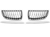 Paire grilles de calandre BMW serie 3 E90/E91 de 03/2005 a 08/2008 Chrome