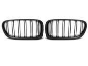 Grilles calandre BMW serie 5 F10/F11 de 2010 a 2016 Noir mat Double barre