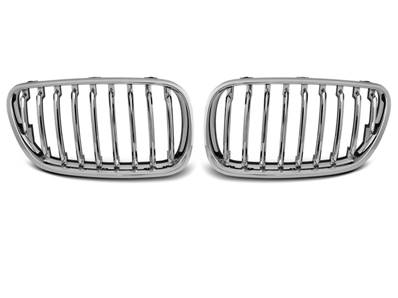 Paire grilles de calandre BMW X3 E83 de 09/2006 a 08/2010 Chrome