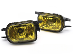 Paire antibrouillard Mercedes W203 / W209 / SLK de 2000 a 2011 Jaune