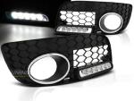 Paire de grilles pare choc Daylight Led VW Golf 5 2003 a 2008 GTI