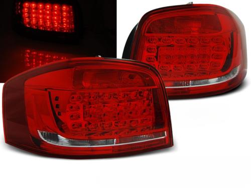 Paire de feux arrière Audi A3 8P 08-12 LED rouge blanc