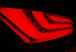 Paire de feux arriere BMW serie 5 E60 Berline 07-09 LED BAR rouge fume