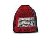 Paire de feux arriere Honda Civic 95-01 LED rouge blanc