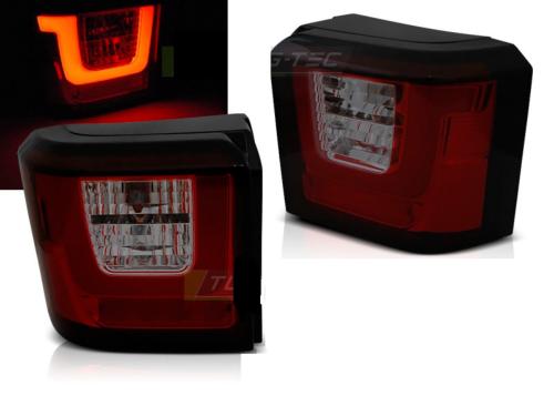 Paire de Feux arrieres Volkswagen T4 LED Rouge Fume