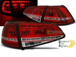 Paire de feux arriere VW Golf 7 13-17 LED Look GTI rouge blanc