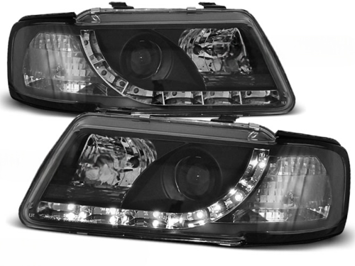 Paire de feux phares Audi A3 8L de 1996 a 2000 Daylight led noir