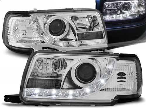 Paire de feux phares Audi 80 B4 de 1991 a 1996 Daylight led chrome