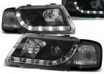 Paire de feux phares Audi A3 8L 96-00 Daylight DRL led noir