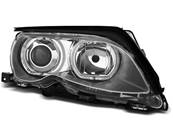 Paire de phares BMW serie 3 E46 Berline 01-05 angel eyes led chrome