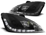 Paire de feux phares Ford Focus 98-01 Daylight noir