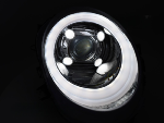 Paire de feux phares Mini Cooper F55-F56-F57 de 2014 a 2017 - FULL LED DRL Chrome