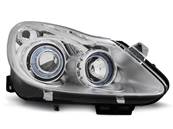 Paire de feux phares Opel Corsa D 06-11 angel eyes chrome