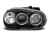 Paire de feux phares VW Golf 4 97-03 angel eyes noir