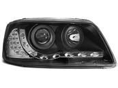 Paire de feux phares VW T5 03-09 Daylight led noir