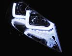 Paire de feux phares VW Golf 7 de 2012 a 2017 U-Type DRL led chrome