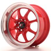 Jante JAPAN RACING TFII 15" x 7,5" 4x100 4x114,3 ET 30 Red