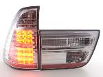 Paire feux arrière BMW X5 type E53 1998 a 2002 Chrome Led