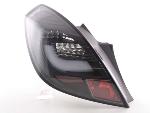 Paire feux arrière Opel Corsa D 3 portes 2006 a 2010 Noir Led LTI