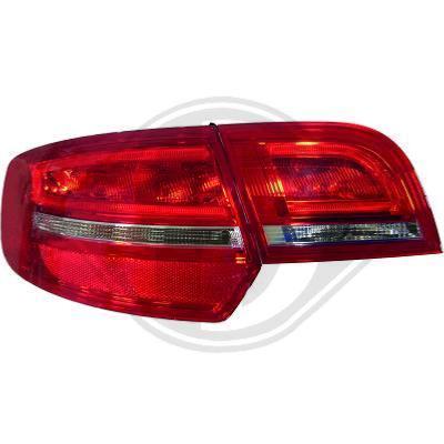 Paire de Feux arriere Audi A3 8P Sportback 2004-2008 Rouge Design Led