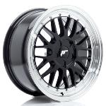 Jante JAPAN RACING JR23 17" x 8" 5x100 5x120 ET 20-45 Gloss Black Machined Lip