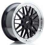 Jante JR Wheels JR23 19x8,5 ET45- 5x112 Gloss Black w/ Machined Lip