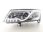 Paire de feux phares Daylight DRL Led Audi A6 C6/4F 2004-2008 Chrome