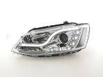 Paire de feux phares Daylight led DRL VW Jetta 6 11-17 chrome