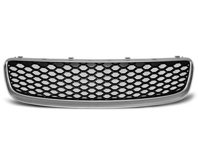 Grille de calandre pour Audi TT 1999 a 2006 look Sport argent noir