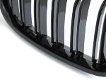 Grilles calandre BMW serie 4 F32, F33, F36 de 2013 a 2020 Look sport noir glossy