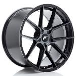 Jante JR Wheels JR30 20x10 ET20-48 - 5 trous sur mesure - Black machined Tinted face